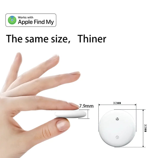 32mm Smart Tracking Device Bluetooth Anti-Lost Tag Works With Find My APP Pet Kid Wallet GPS Positioner