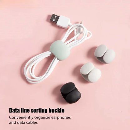Cable Winder Cable Organizer Clips Mouse Wire Headphone Holder USB Charger Holder Desk Tidy Organizer Wire Cord Protector