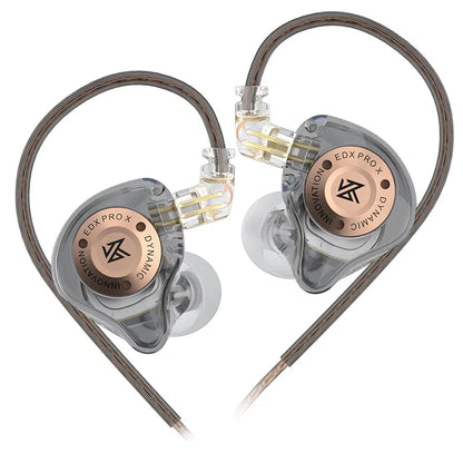 KZ EDX PRO X Dynamic Drive Earphone HIFI Bass Music Earbud Sport Noise Cancelling Headset KZ EDXPROX ZSTX ZSN PRO ZAS EDA ZVX