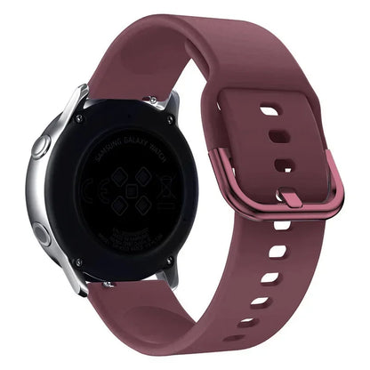 20mm 22mm Strap For Samsung galaxy watch 6/5/pro/3/4/6 Classic 43mm 47mm/Active 2 Silicone Sport bracelet huawei Gt 3-2-2e Band