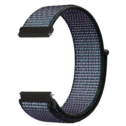 20mm 22mm Nylon Loop Strap For Garmin Forerunner 55 165 265 965 255 Active 5/Vivomove Trend/Vivoactive 5/Venu 3/2 Bracelet Belt