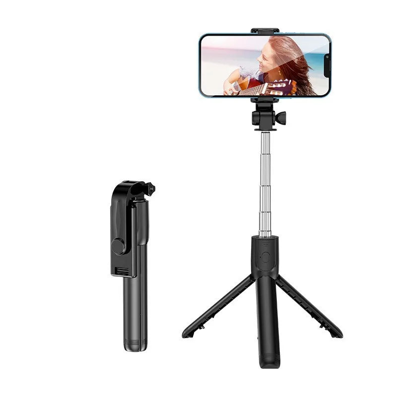 Bluetooth Cell Phone Selfie Stick Tripod Wireless Remote multifunctional Extendable Portable Phone Stand Live Streaming Video