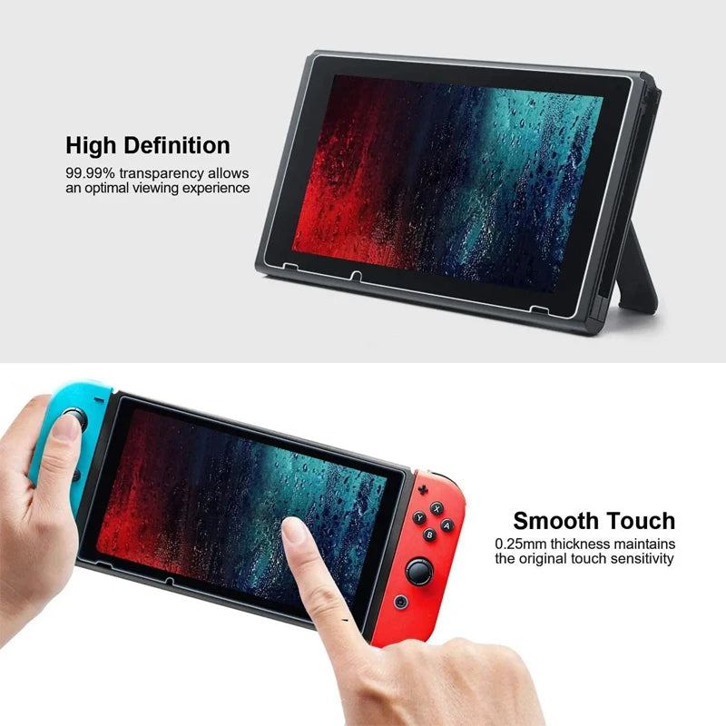 2PCS Protective Glass For Switch Tempered Glass Screen Protector for Switch Oled Lite NS Accessories Film