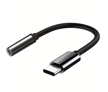 USBC to Aux Audio Dongle CableUSB-C to 3.5mm Headphone Jack Adapter 