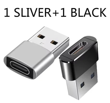 2Pcs USB To Type C OTG Adapter USB USB-C Male To Micro Type-c Female Converter For Macbook Samsung S20 USBC OTG Connector
