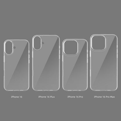 Ultra Thin Slim Clear Phone Case For iPhone 16  16Pro 16pro Max 16Plus Soft TPU Cover Cases