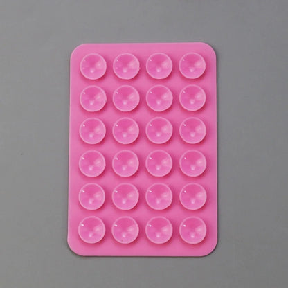 2pcs Double Sided Silicone Suction Cup Mobile Phone Suction Cup With Adhesive Pad Silicone Pad Rubber Suction Cup ﻿