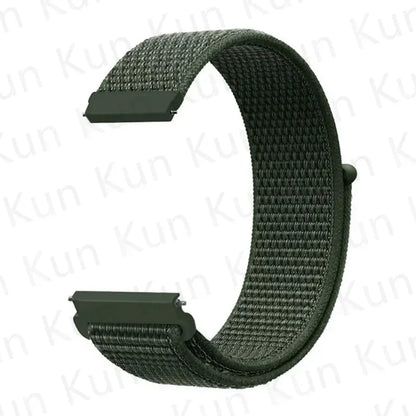 Nylon loop strap For Amazfit bip 6-5-3/u/S/pro Sport 20mm/22mm Bracelet for Amazfit GTS 4/3/2/2e/4 Mini/GTR 4/3/3 Pro/2/2e band