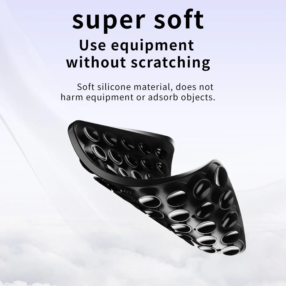 Double Sided Silicone Suction Cup Mobile Phone Fixing Suction Cup Car Mounted Bracket Phone Case Universal Anti Slip Suction Pad