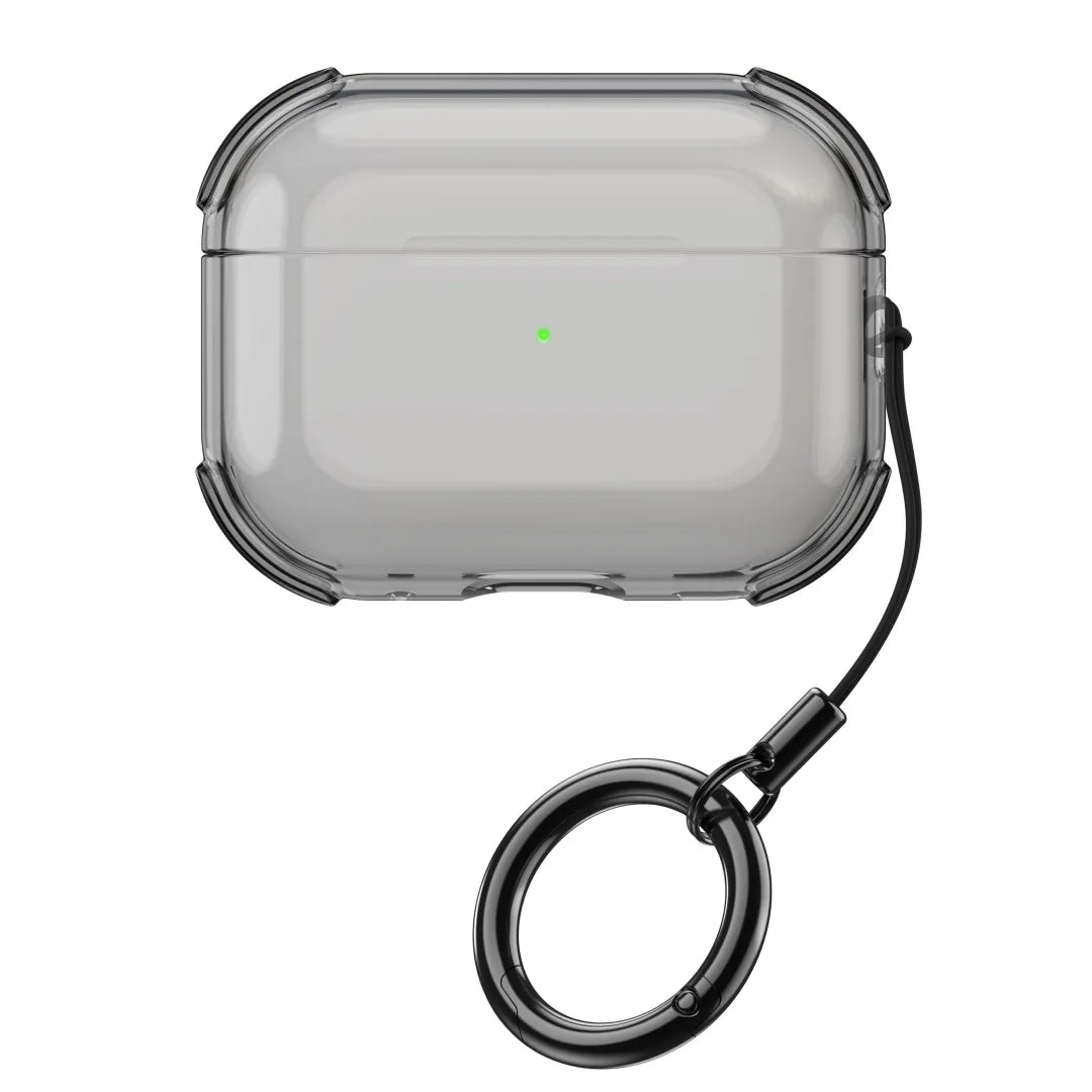 Clear Case For AirPods Pro 3 with Lanyard Keychain & Cleaning Kit Soft TPU Shockproof Protective Case Cover For AirPods Pro 3