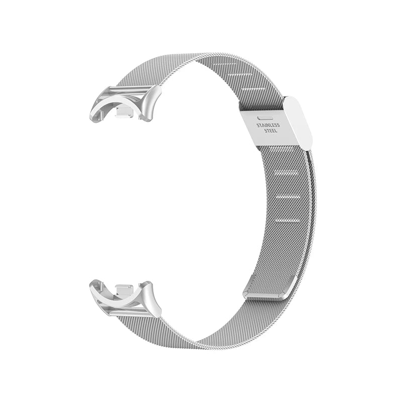 Metal strap For Xiaomi Mi Band 8 9 MIlan Wrist Metal Bracelet Screwless Stainless Steel for Mi Band 9 8Strap Wristbands Pulseira