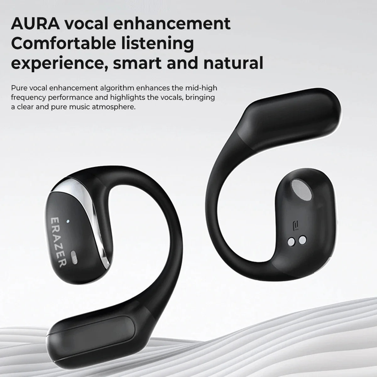 Original ERAZER X9 Wireless Headphones OWS HiFi Stereo Sports Open Bluetooth Earphones with Mic Call Noise Reduction Waterproof