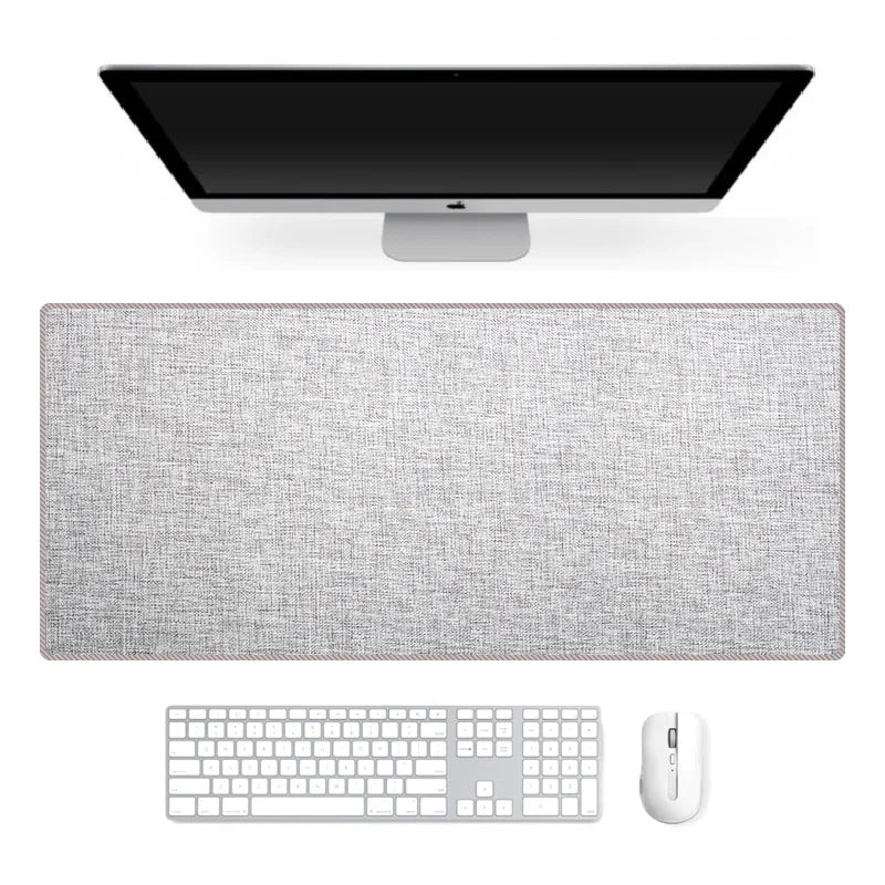 Gaming Mouse Pad Cotton and Linen Rubber XXL Mouse Mat Large Desk Mat Gaming PC Desk Mat Keyboard Pad Computer Desk Pad