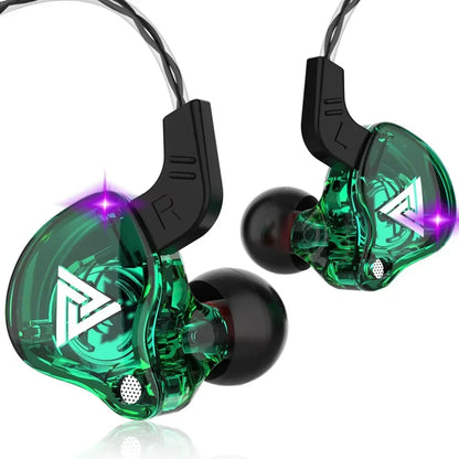 VIKEFON QKZ AK6 In Ear Earphone 6 Dynamic Driver Unit Headphone With Mic Stereo Sports HIFI Subwoofer Headset Monitor Earbuds