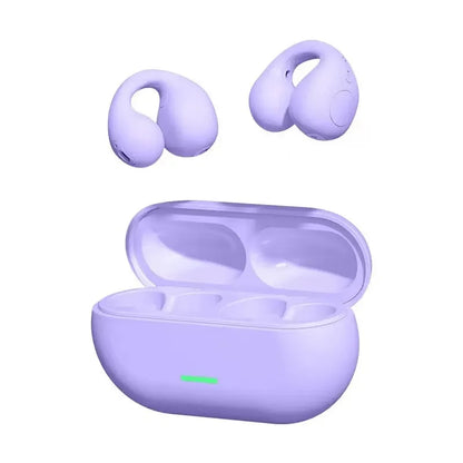 T75 Bluetooth headset 5.3 wireless bone conduction headset clip-on music sports game headset