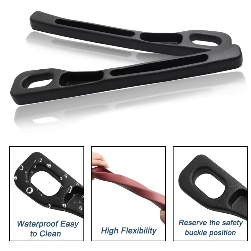 2Pc Universal Car Seat Gap Filler Side Seam Plug Strip for All Car Model Seat Gap Storage Organizer Leak-proof Filling Strip