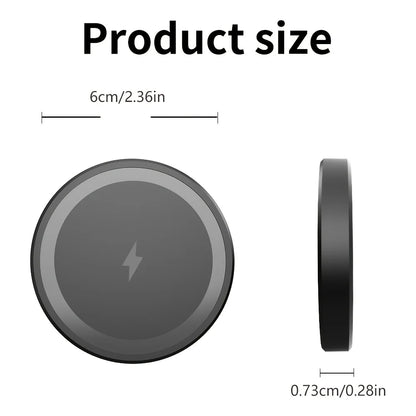 Mini Magnetic Wireless Charger Phone Pad For Magsafe iPhone 17 16 15 14 13 12 Pro Max Airpods 4 Pro Magnet Fast Charging Station